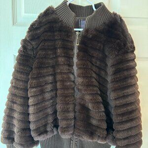 Girls Faux Fur Coat